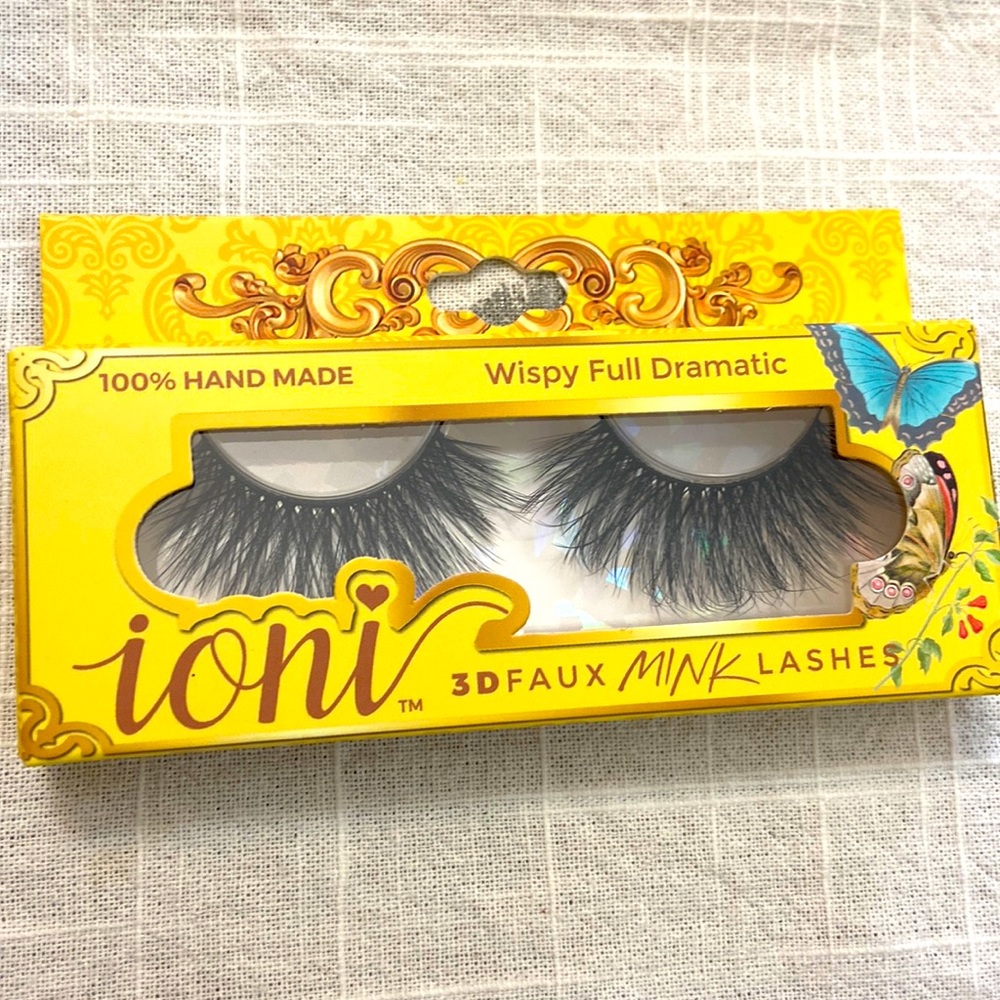 5/$10❤️❤️❤️NEW IONI 3D FAUX MINK LASHES WHISPY FULL DRAMATIC